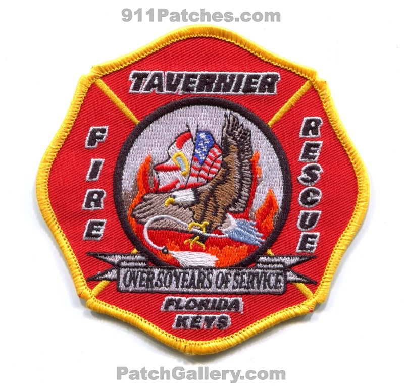 Tavernier Fire Rescue Department Patch Florida FL