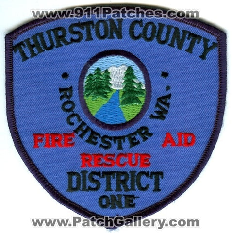Thurston County Fire District 1 Rochester Patch Washington WA