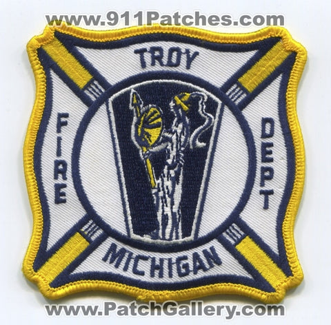 Troy Fire Department Patch Michigan MI