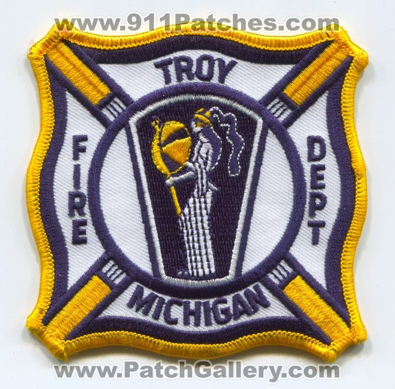 Troy Fire Department Patch Michigan MI
