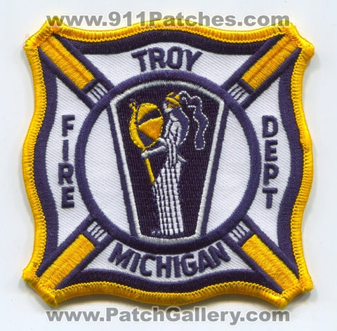 Troy Fire Department Patch Michigan MI