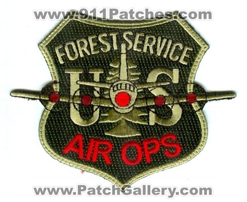United States Forest Service USFS Air Ops Forest Fire Wildfire Wildland Patch Washington DC