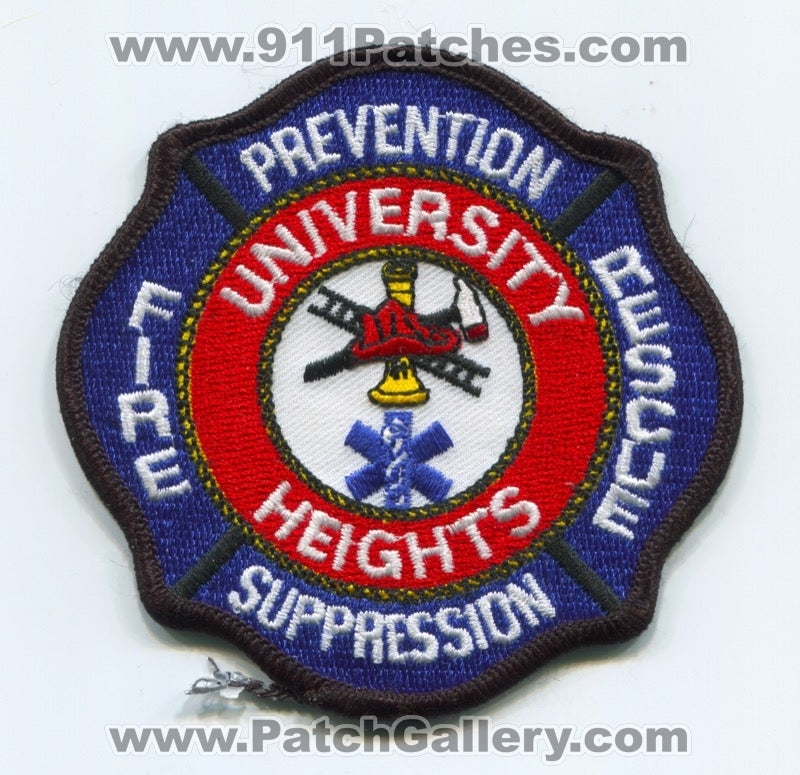 University Heights Fire Rescue Department Patch Ohio OH