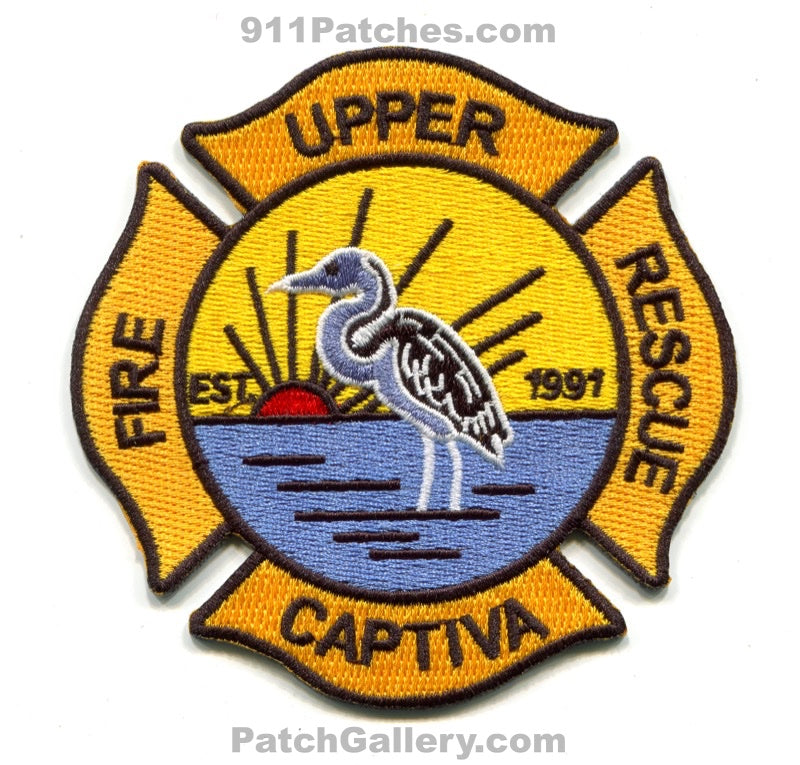 Upper Captiva Fire Rescue Department Patch Florida FL