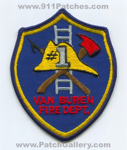 Van Buren Fire Department Patch Maine ME
