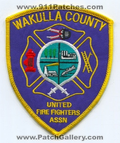 Wakulla County United Firefighters Association Patch Florida FL
