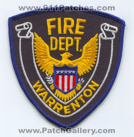 Warrenton Fire Department Patch Missouri MO