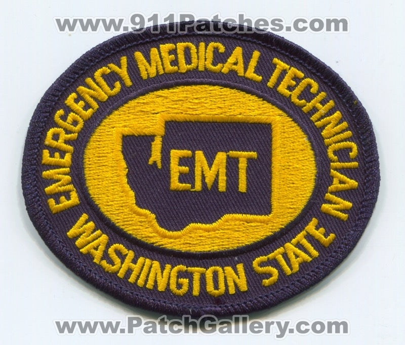 Washington State Emergency Medical Technician EMT EMS Patch Washington WA