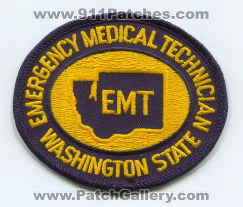 Washington State Emergency Medical Technician EMT EMS Patch Washington WA