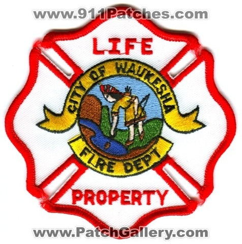 Waukesha Fire Department Patch Wisconsin WI