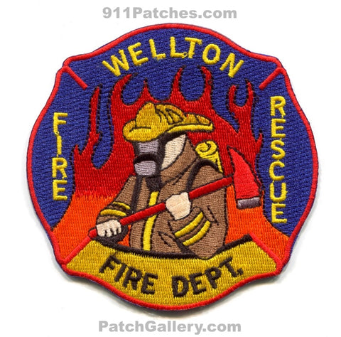 Wellton Fire Rescue Department Patch Arizona AZ