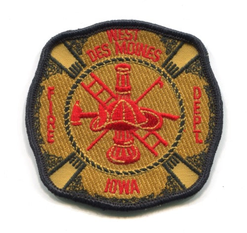 West Des Moines Fire Department Patch Iowa IA