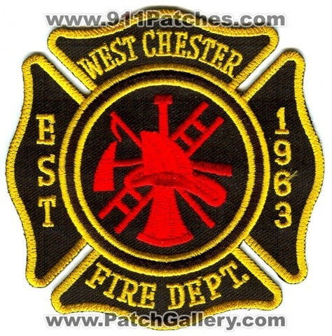 West Chester Fire Department Patch Pennsylvania PA