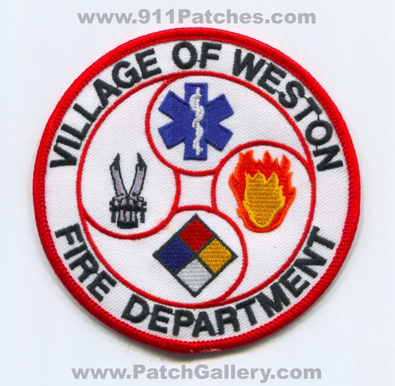 Weston Fire Department Patch Wisconsin WI
