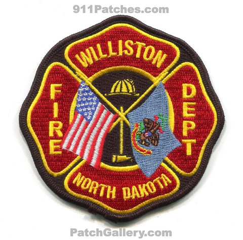 Williston Fire Department Patch North Dakota ND