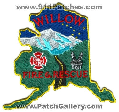Willow Fire and Rescue Department Patch Alaska AK
