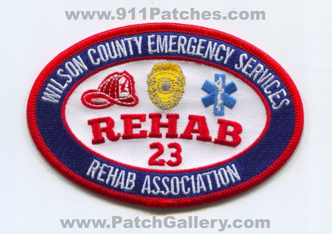 Wilson County Emergency Services Rehab Association Rehab 23 Patch Tennessee TN