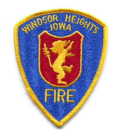Windsor Heights Fire Department Patch Iowa IA