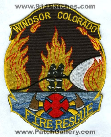 Windsor Fire Rescue Department Patch Colorado CO
