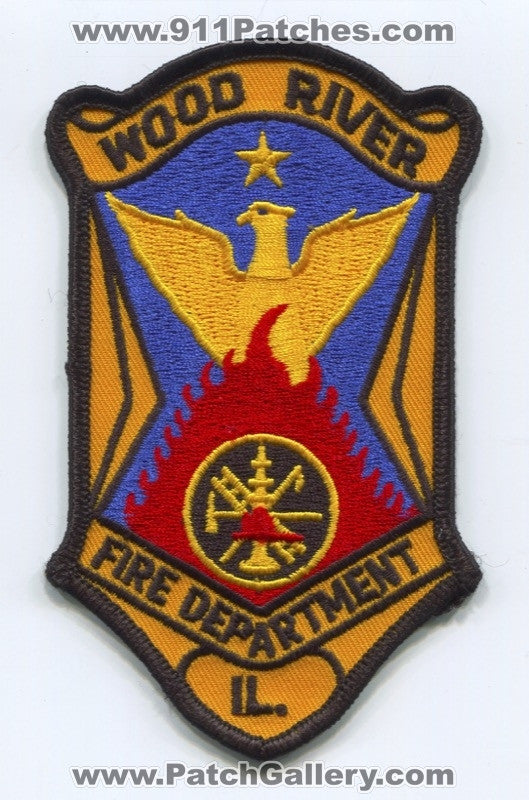 Wood River Fire Department Patch Illinois IL