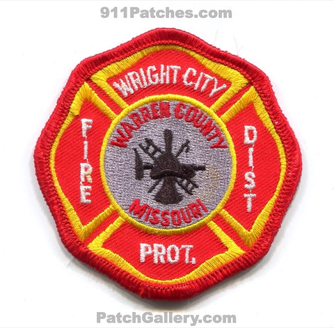 Wright City Fire Protection District Warren County Patch Missouri MO