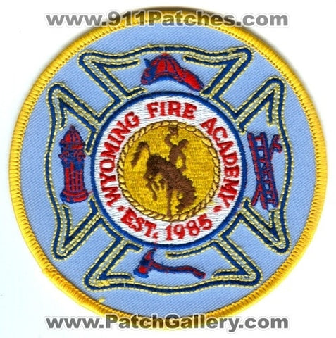 Wyoming Fire Academy Patch Wyoming WY