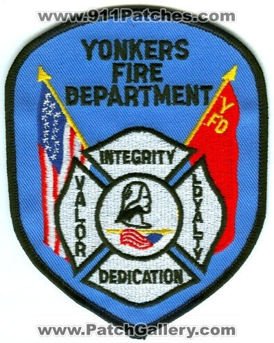 Yonkers Fire Department Patch New York NY