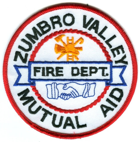 Zumbro Valley Mutual Aid Fire Department Patch Minnesota MN