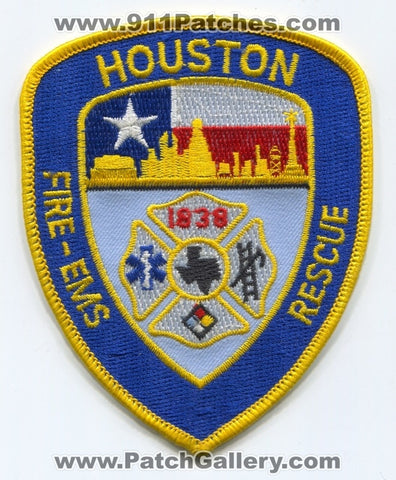Houston Fire Department Patch Texas TX