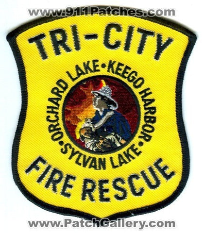 Tri-City Fire Rescue Department Patch Michigan MI